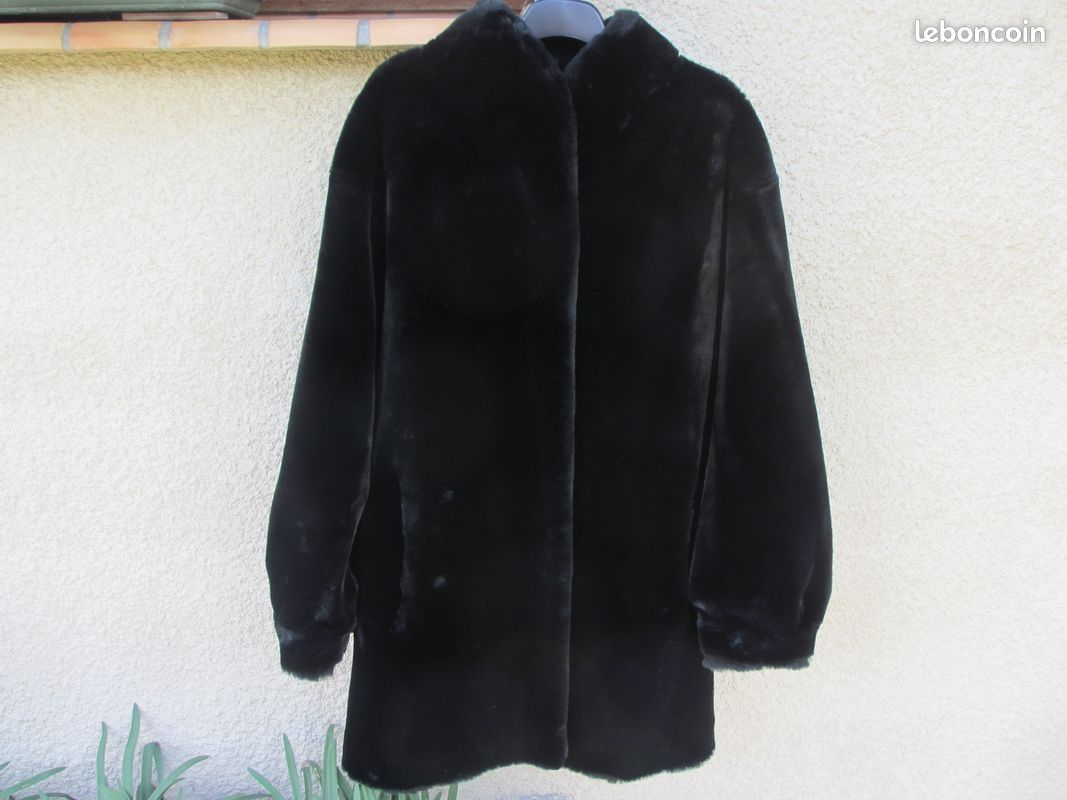 Magnifique manteau noir 3/4 (image 1)