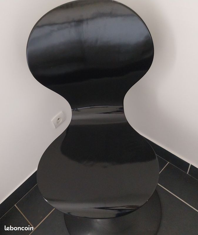 Lot 2 chaises sur tourniquet (hauteur salon ou salle-à-manger) (image 6)