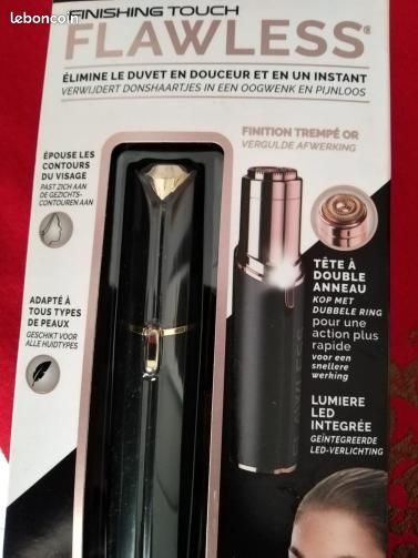 FLAWLESS élimine le duvet en douceur et en un instant 1 cable de rechargement inclus NEUF (image 6)