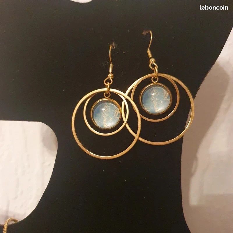 Bijoux Parure collier+ boucles d'oreilles (image 5)