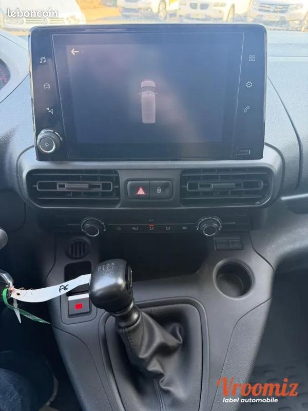 Peugeot Partner Vu FOURGON LONG 950kg Blue-HDI 100 CH Clim GPS 2022 TVA RÉCUPÉRABLE 8490 TTC (image 20)