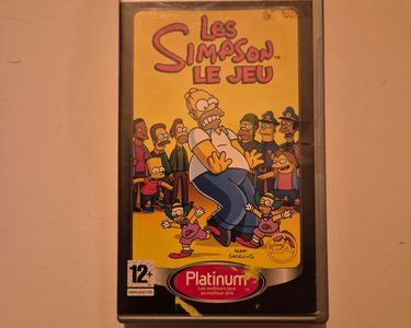 PSP Les Simpson Le Jeu. Comme neuf! coffret complet