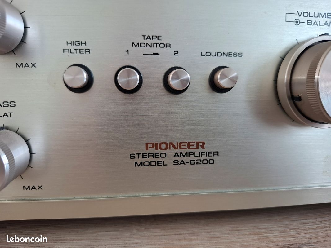 Chaine hfi Pioneer ampli SA-6200 + tuner TX-6200 vintage (image 13)
