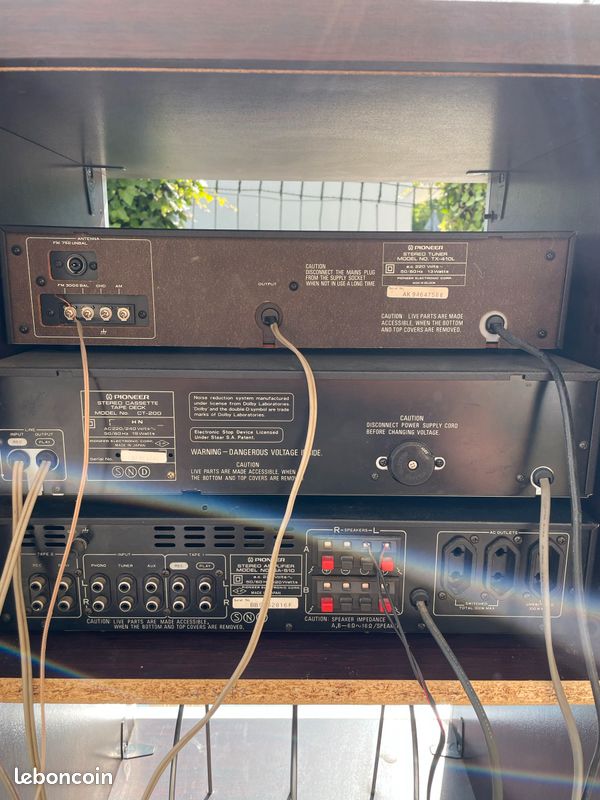 Chaîne stéréo cassette Tuner Tape Deck SA-510 Pioneer (image 7)