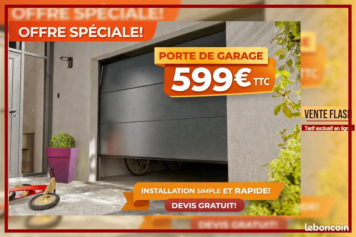 Porte de garage sectionnelle (image 1)