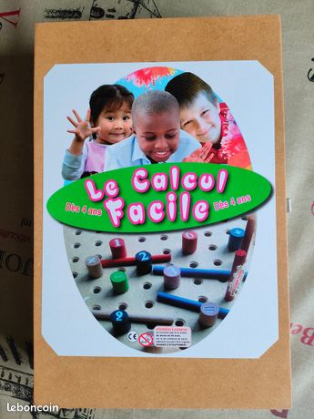 Jeu Ancien 'Calculfacile' Complet Avec Boîte Et Notice D'origine - Édité Par Bourrelier Paris, Occasion En Bon état