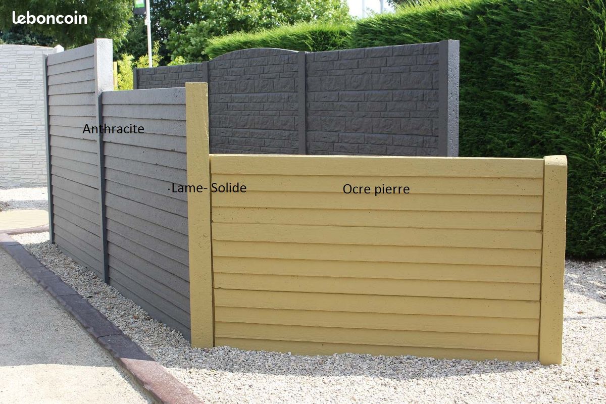 Palissades en Béton. Murs béton déco. Dalles de clôture (image 7)