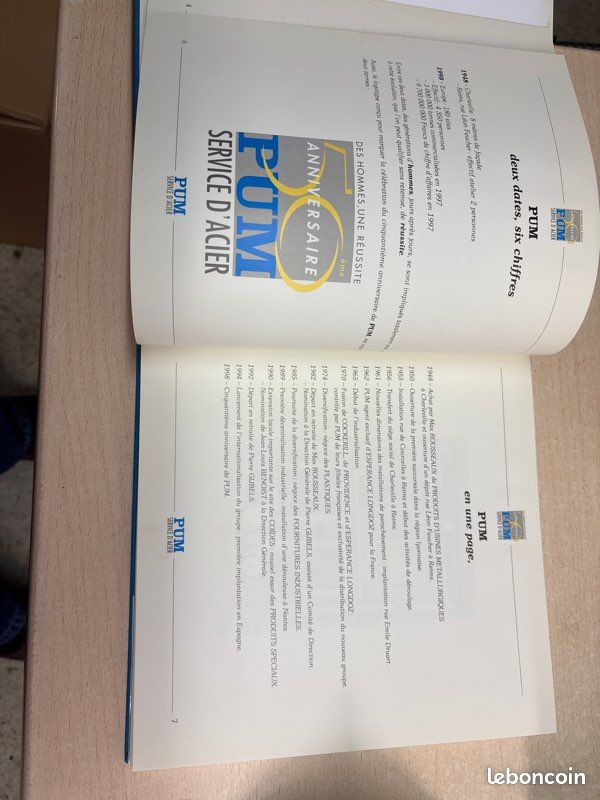 Livre historique PUM SERVICE D’ACIER (image 6)
