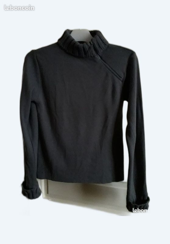Pull mauve neuf Col roulé Jennyfer T40 (image 1)
