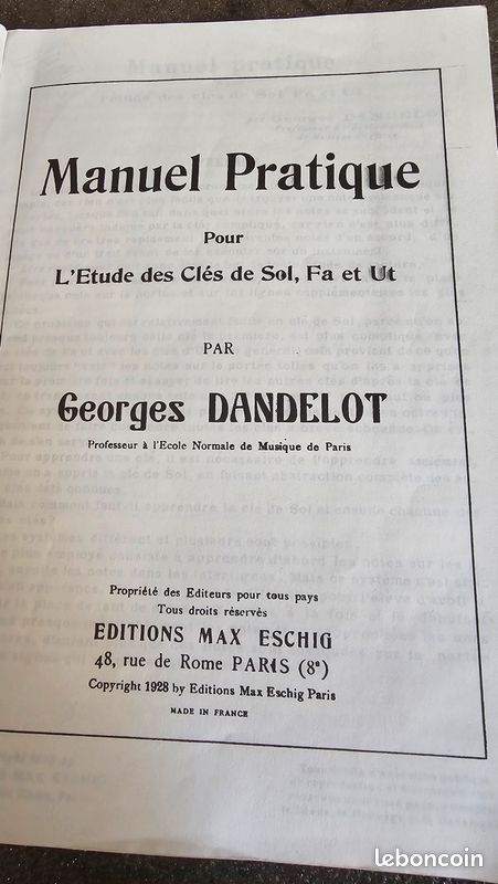 Manuel pratique pour l'étude des clés de Sol, Fa et Ut (image 2)