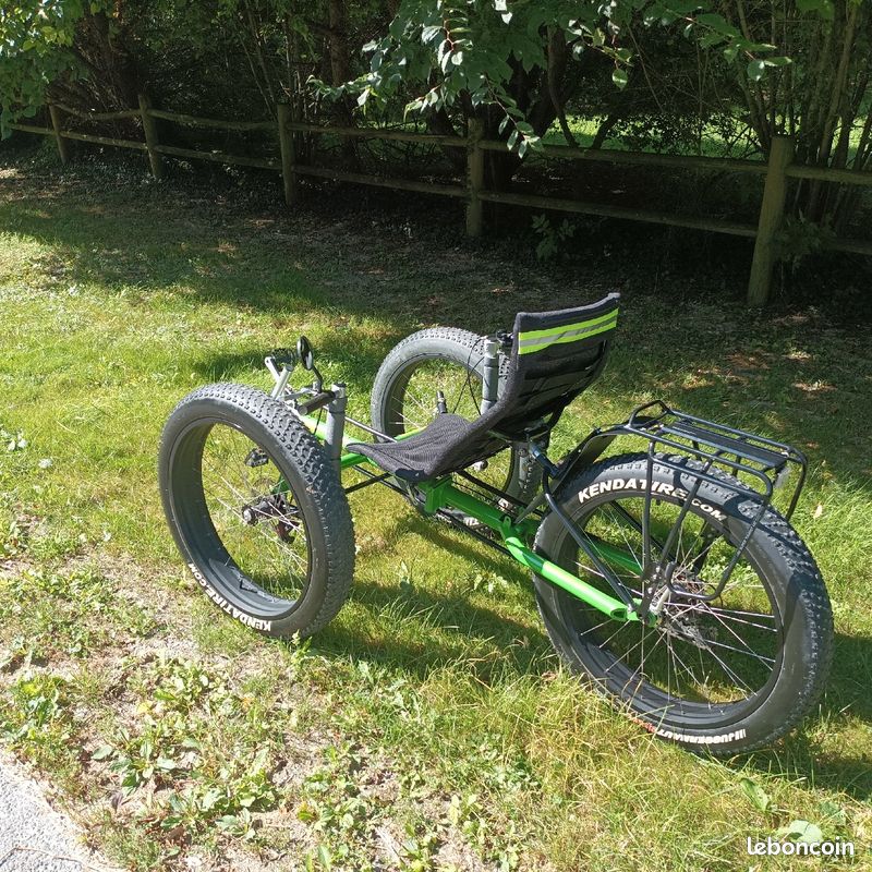Trident Terrain Fat Tire Recumbent Trike For Sale Rugged Excellent