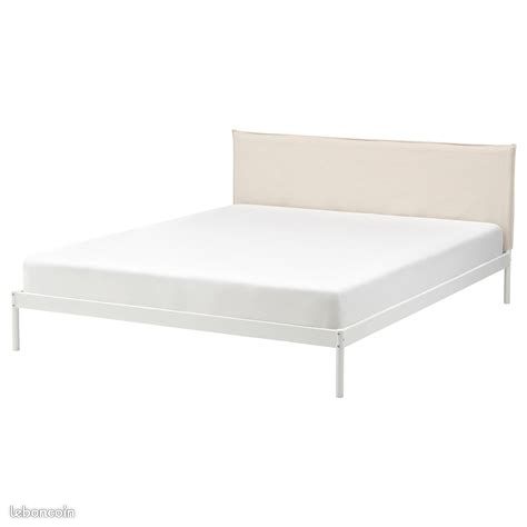Lit 2 places 160x200 " KLEPPSTAD " de chez IKEA possibilité d'avoir le matelas en plus (image 1)