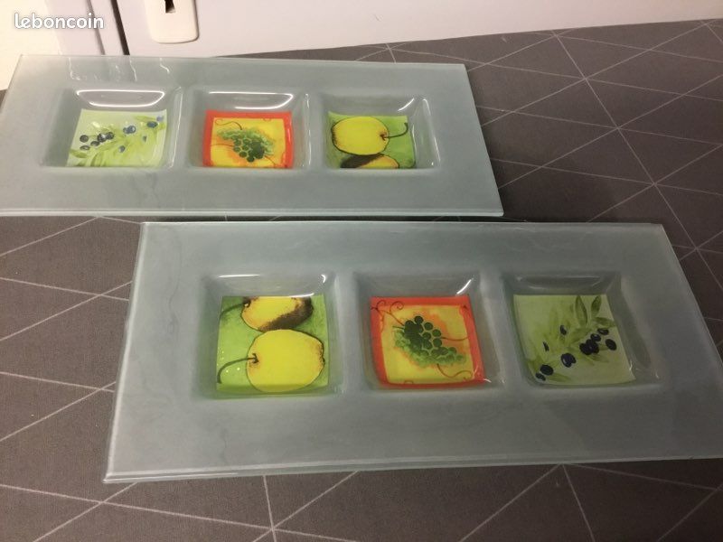 Lot de 2 plateaux (image 1)