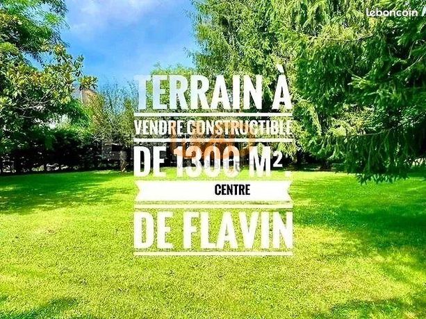 Terrain 1200 m² Flavin