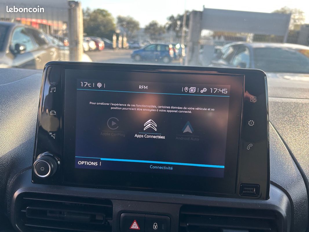 Citroën BERLINGO FOURGON M 1.5 BlueHDi BVM6 S&S 102 cv TVA RECUPERABLE {CAMERA DE RECUL + ANGLE MORT + CLIM + CARPLA} (image 17)