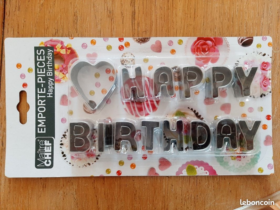 Lot emporte-pièces anniversaire (image 2)