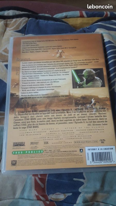 DVD. Star War 2. L'attaque des clones (image 2)