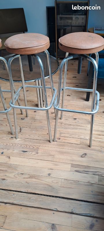 Paire tabourets vintage (image 1)
