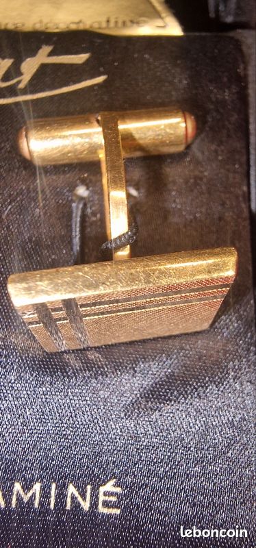 Boutons de manchette art deco anciens : Achat occasion | Bijoux (homme) Murat Doré Bon état