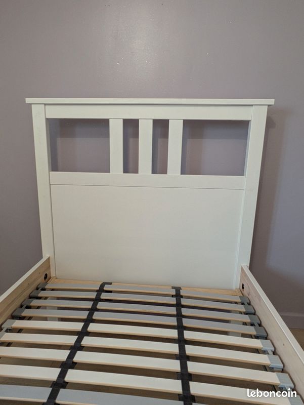 Lit Ikea HEMNES 90 x 200 avec sommier à lattes Lönset (image 3)