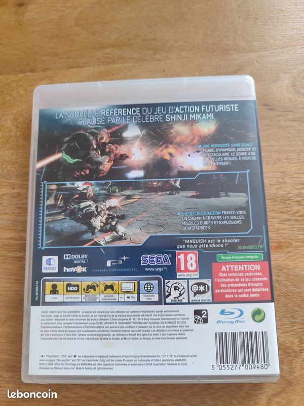RARE PS3 - Vanquish Collector - Édition Spéciale - Occasion