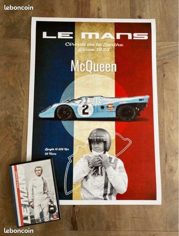 Poster McQueen Jaguar IKSS (image 4)