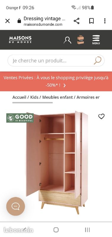 Armoire enfant maison du monde (image 4)