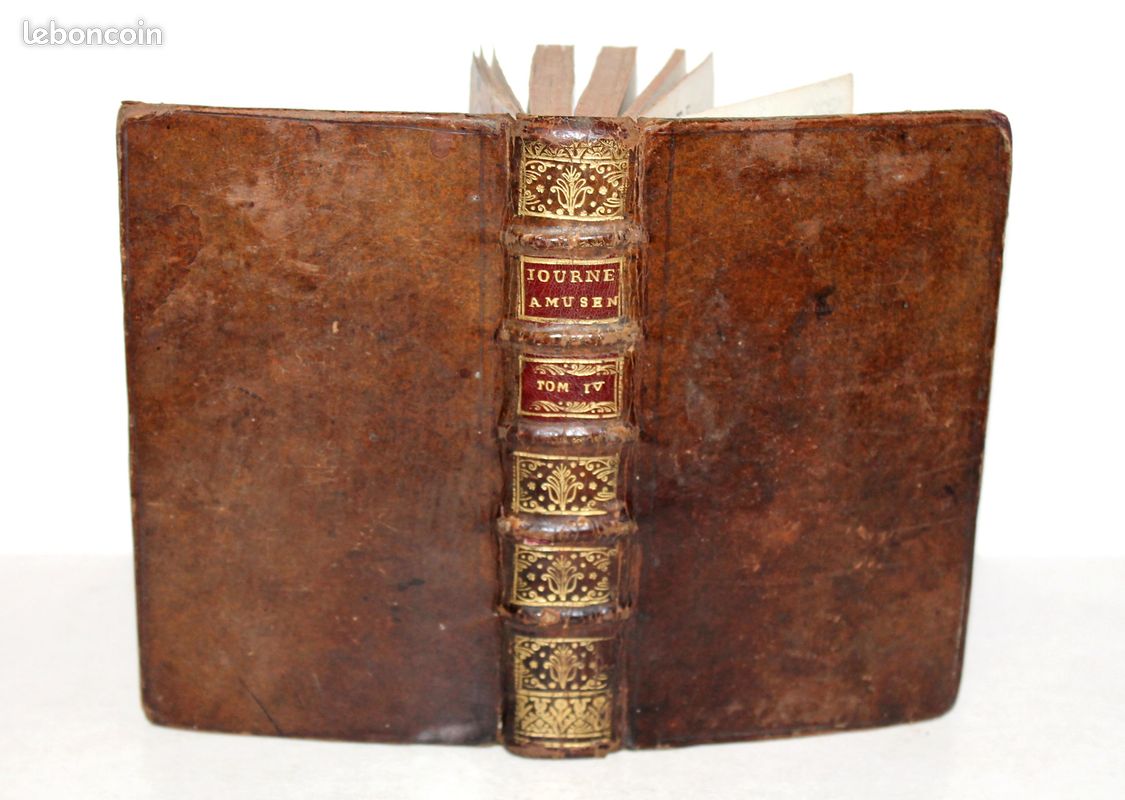 SUITE DES JOURNEES AMUSANTES par MADAME DE GOMEZ TOME QUATRIEME 1737 CLOUSIER EDITEUR (image 4)