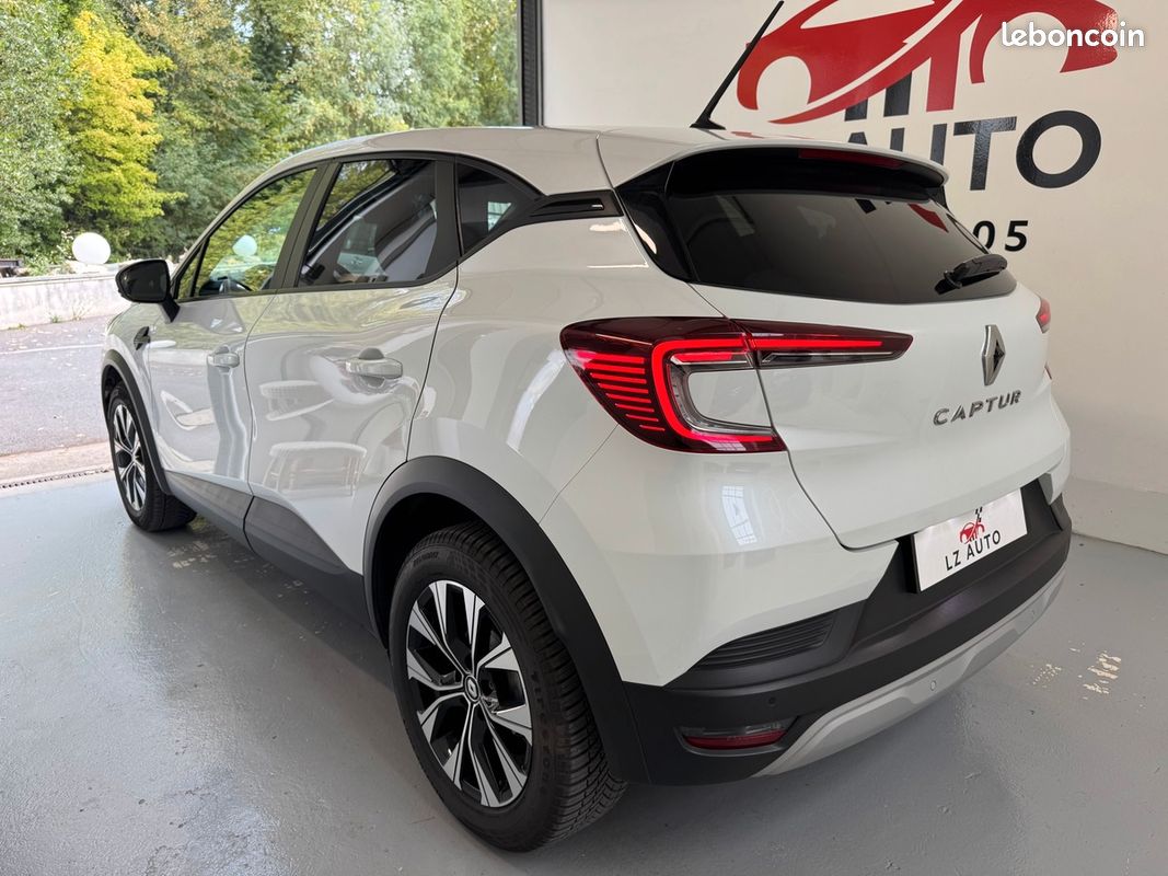 RENAULT Captur TCE 90ch BVM6 Evolution Blanc Nacré *Prix HORS TAXE Affiché* Export 2024 (image 6)