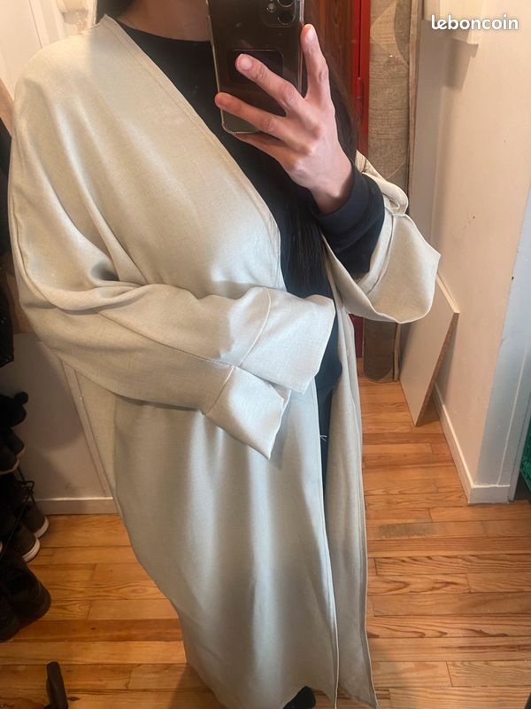 Long kimono beige neuf (image 2)