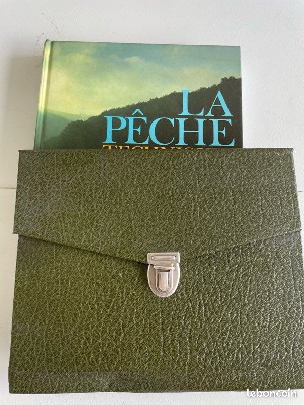 Carnet De Pêche Vintage 1937 - Scrapbooking Avec Annonces Et Notes Manuscrites - Rare