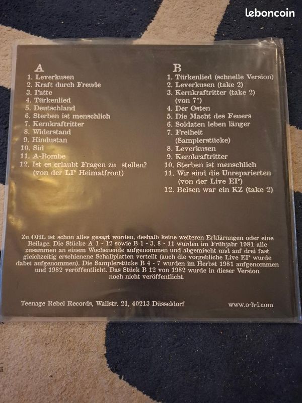 Vinyle - OHL - Punk (image 2)