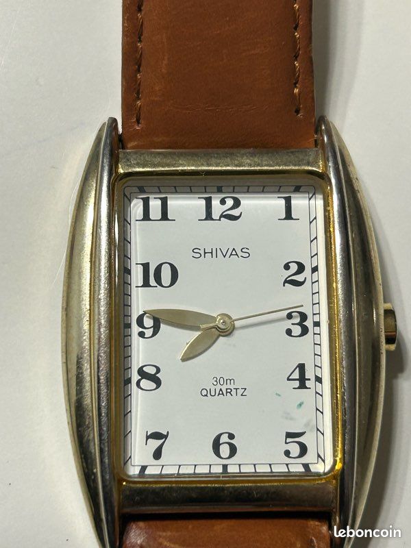 Montre-bracelet Shivas Vintage - Mécanique Manuelle Pour Homme, Modèle Ancien Fonctionnel P1340