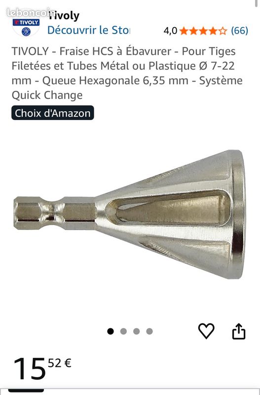 Ébavureur Externe Fonyiunce Pour Métaux - 3 à 20 Mm - Outil De Réparation Pour Vis, Boulons Et Tiges Filetées (bleu)