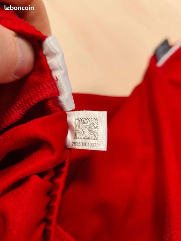 Short De Sport Adidas Climalite Vintage Rouge Bandes Blanches Taille enfant 14 Ans Logo brodé Blanc (image 7)
