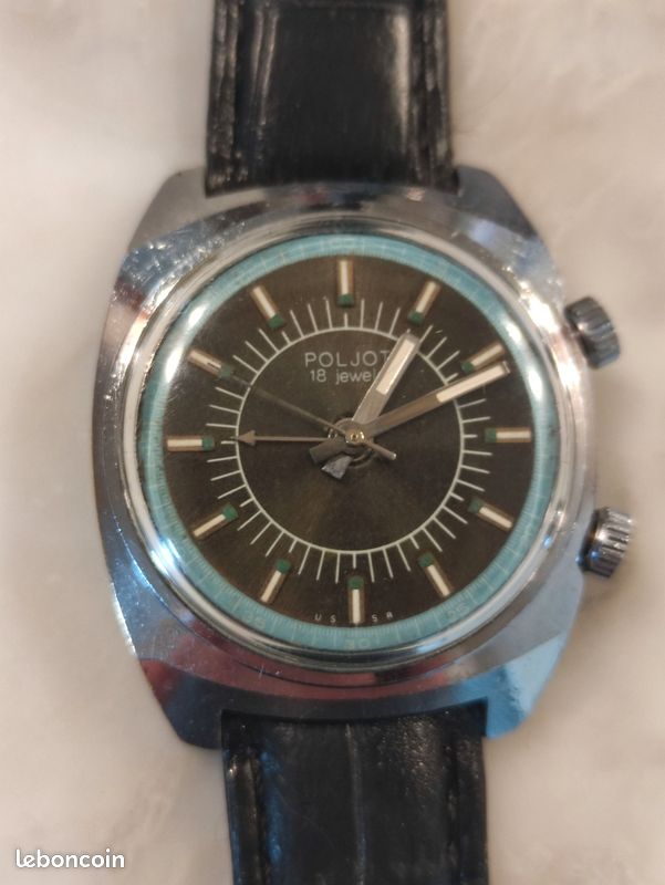 Montre vintage Poljot Alarm Urss (image 1)