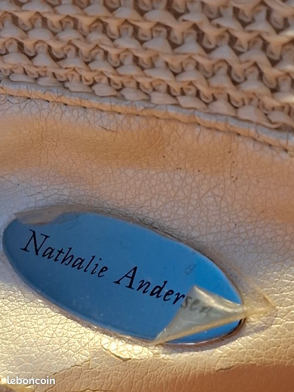 Sac à main écru marque Nathalie Andersen (image 4)