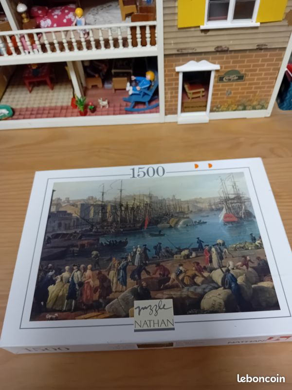 Puzzle 1000 Pièces Adultes en Bois - Thème de Noël - Cadeau de Vacances (H2