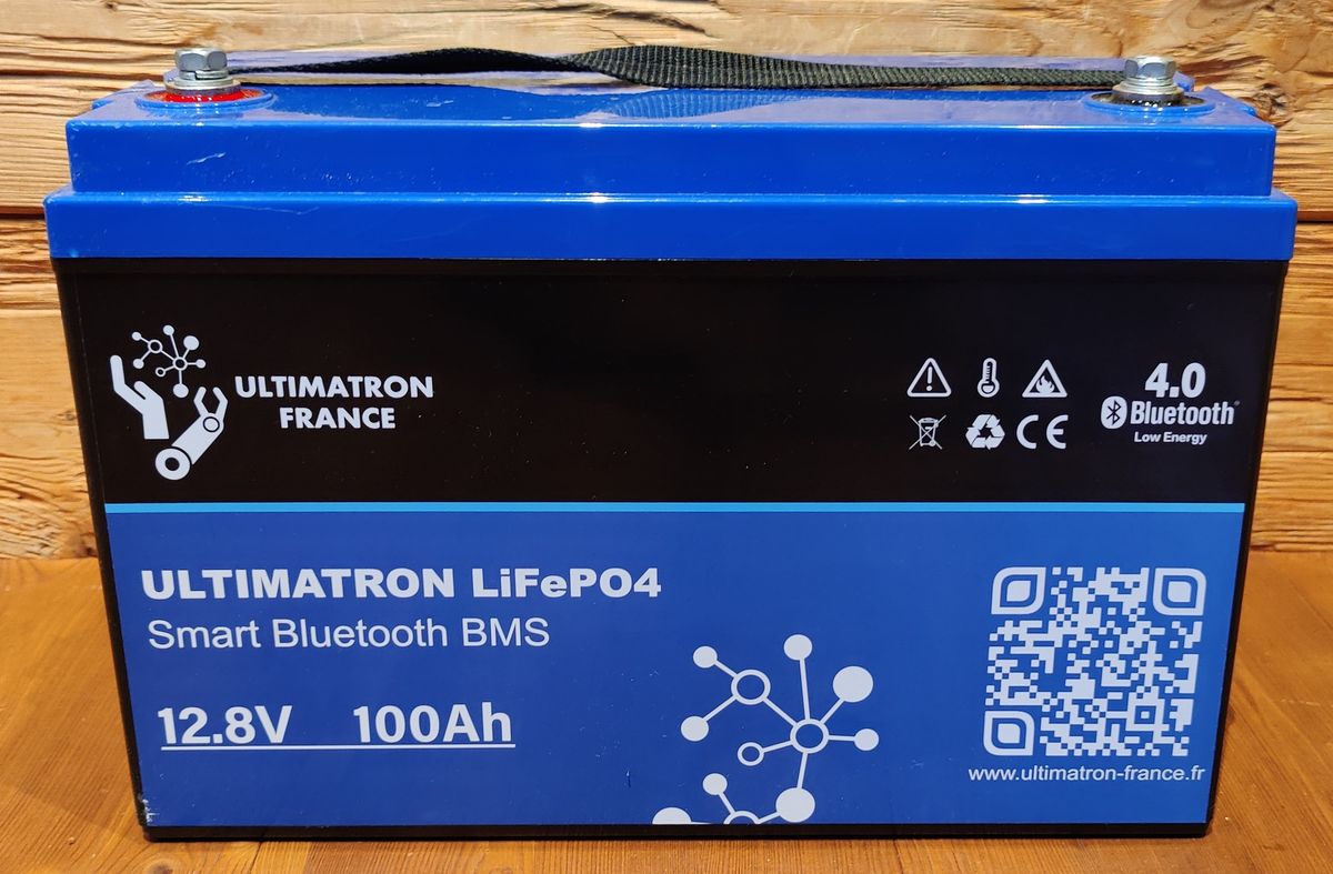 Batterie Lithium Ultimatron Lifepo4 Smart bms 12.8v 100ah