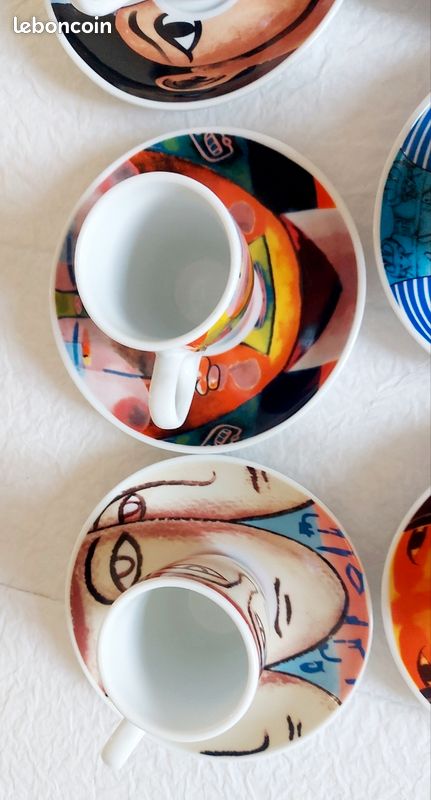 Tasses à thé traditionnelles de style amazigh - Lot de 6