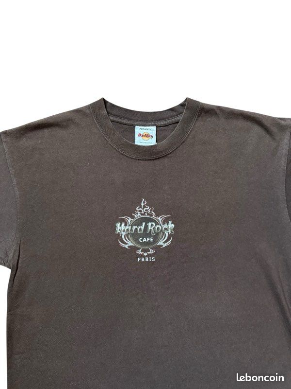 T-shirt Hard Rock Cafe Manchester – Homme, Noir, Coton, Taille M, état Correct