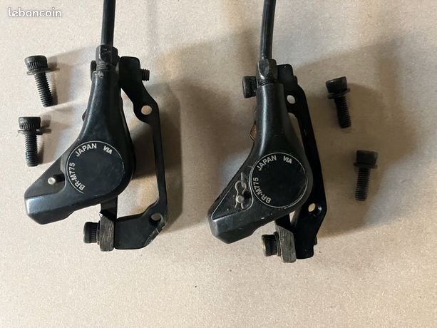 Ensemble Frein à Disque Hydraulique Shimano Deore XT BL-M775 & BR-M775 - Occasion