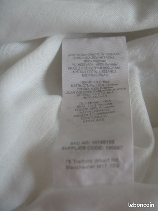 Nwot Missguided Blanc Femmes Dentelle Robe Taille 10