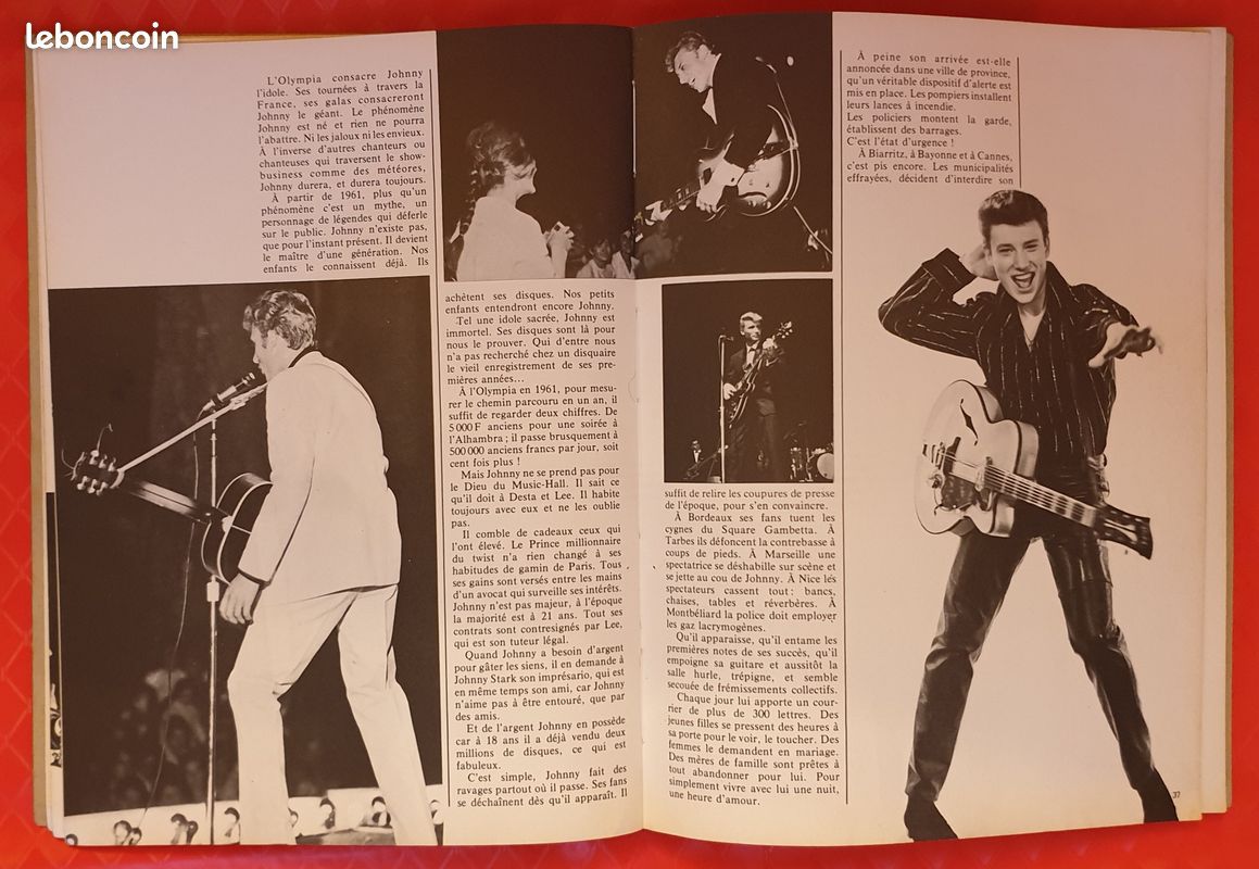 Lot livre et revue Johnny Hallyday (image 7)