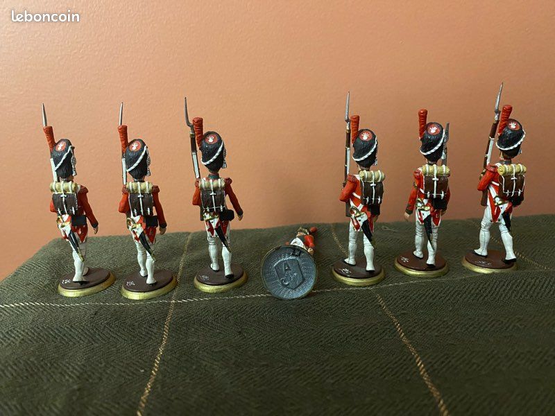 SOLDATS PLOMB 1ER empire Napoléon MDM / ALMIRALL 54mm Britanniques EUR