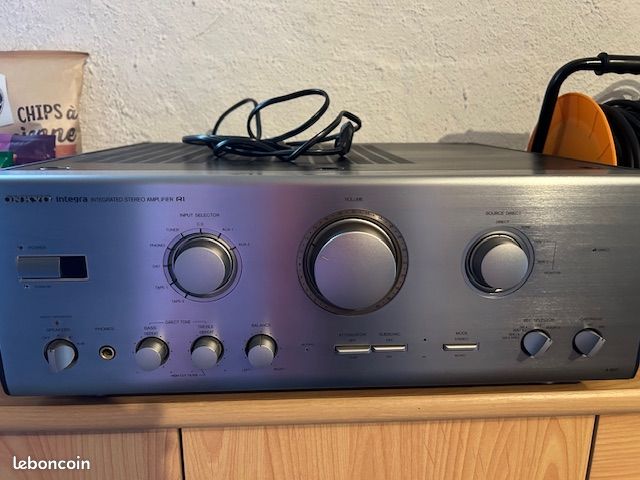 Amplificateur Intégré Onkyo Integra A-807 - Vintage Japonais - 80W - Argent
