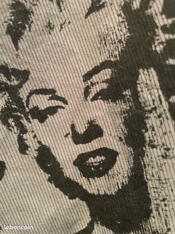 Très rare chemise de collection homme Marilyne Monroe, Andy Warhol, Pepe Jeans (image 3)