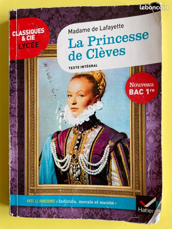 La Princesse de Clèves de Mme de Lafayette avec dossier bac (image 1)