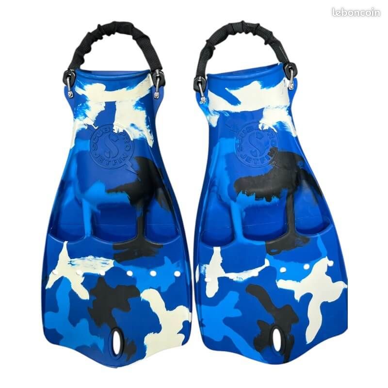 Palmes De Plongée Scubapro Jet Fins - Taille L, Occasion Mais Fonctionnelles