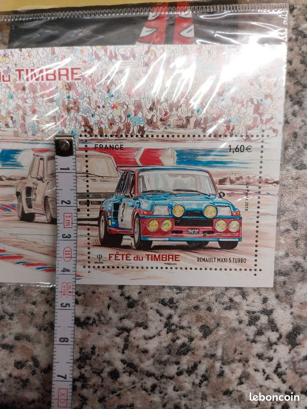 Timbre de collection Renault maxi 5 turbo (image 5)